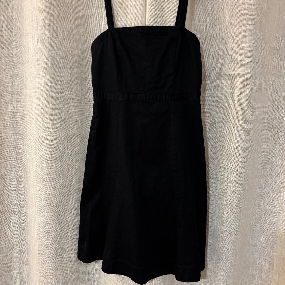 Vintage Gap Black Adjustable Spaghetti Strap Dress Size 6